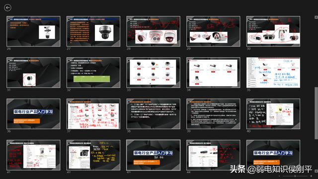 你们需要的弱电工程零基础产品入门课程目录（100节）来了