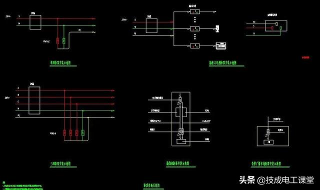 一套非常详细的弱电CAD系统图及大样图，收藏